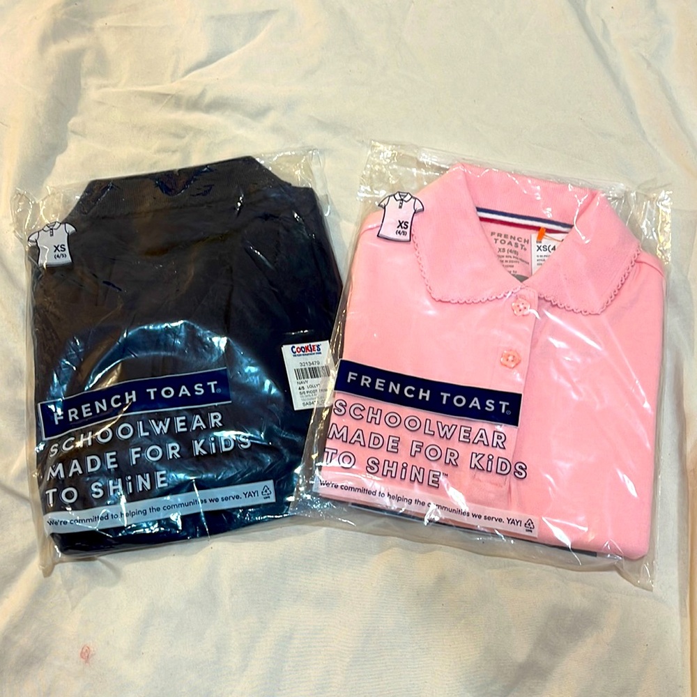 French Toast Kids Uniform Collar Shirts- New❗️